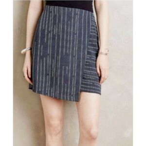 Elevenses Peoria Striped Side Zip Skort